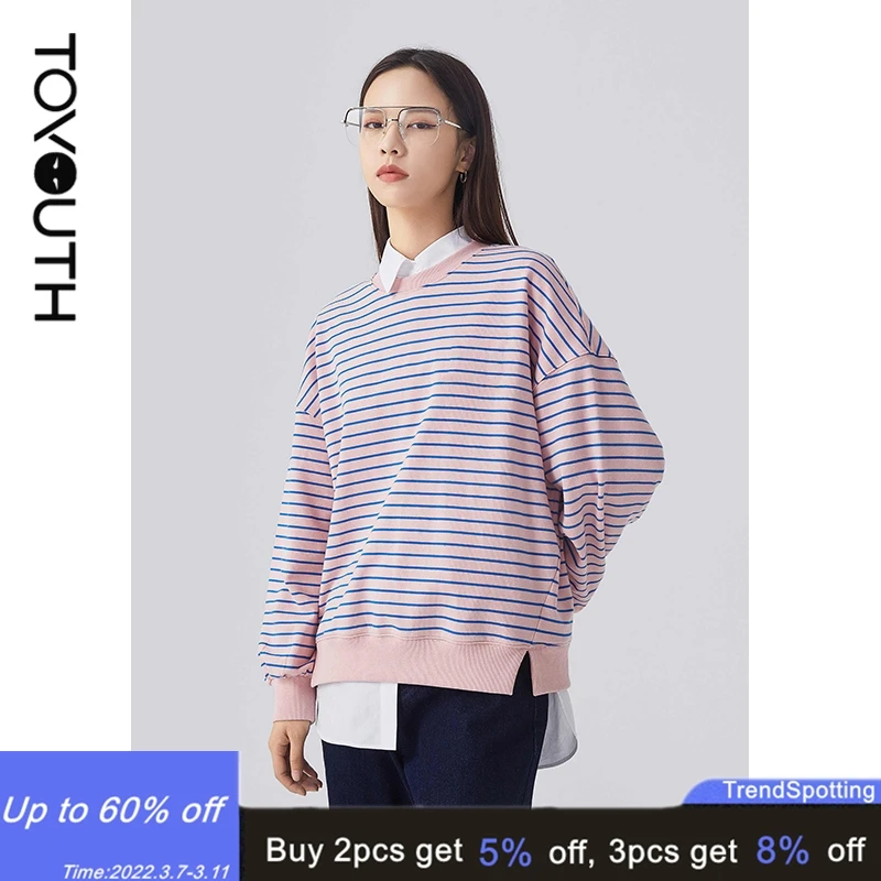 

Женский пуловер с капюшоном, в полоску, розовый, черный