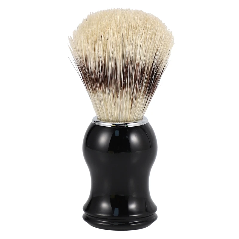 

1Pcs Men's Shaving Brush Salon Man Facial Beard Cleaning Appliance Shave Tool Boar Bristle Hair Razor Brush With Resin Handle
