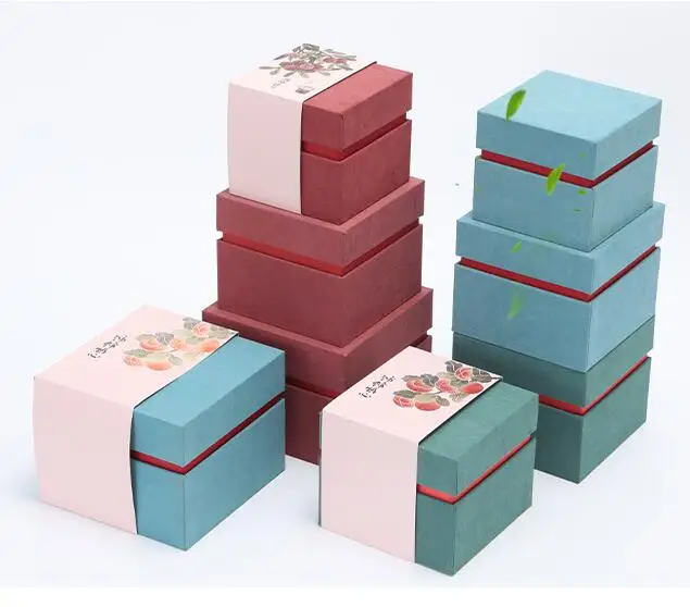 Складная коробка с бантом