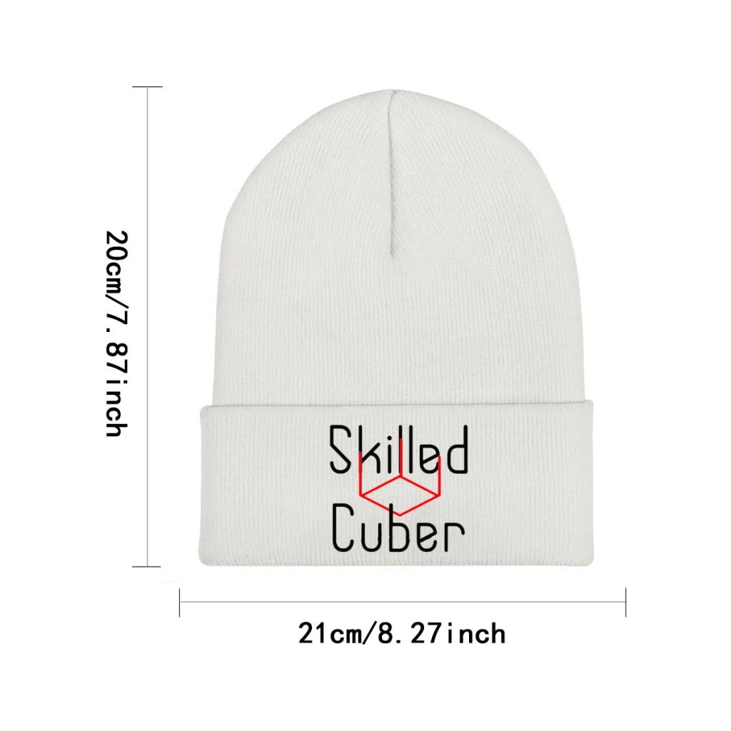 Вязаные зимние теплые шапки-бини в стиле унисекс |