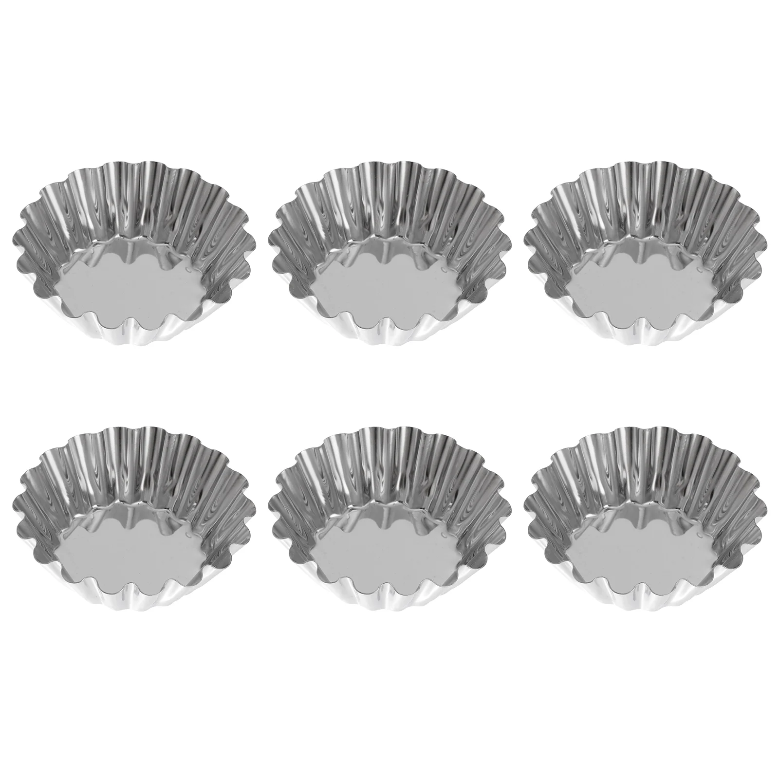 

Tart Mini Egg Reusable Pan Mold Tins Molds Baking Small Cups Tin Cupcake Foilquiche Pans Tray Tartlet Shell Stainless Oven Pie