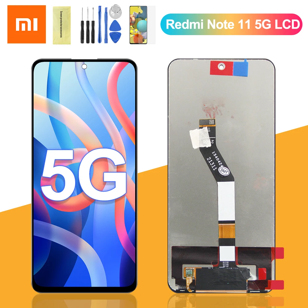 

6.6''Original For Xiaomi Redmi Note 11 5G LCD Display Touch Panel Screen Digitizer Assembly Replacement For Redmi Note 11 5G LCD