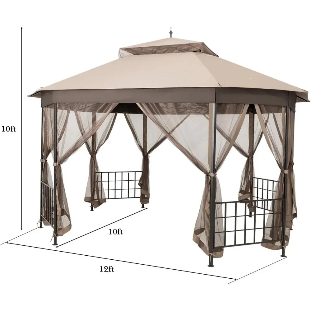 Tente с крышкой octogonale рамкой из нержавеющей стали robuste