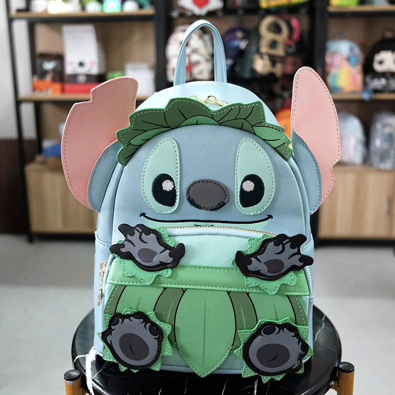 

Disney Stitch Backpack Cute Cartoon Anime Lilo & Stitch Large Capacity Waterproof Multi-pockets Schoolbag Student Laptop Bag