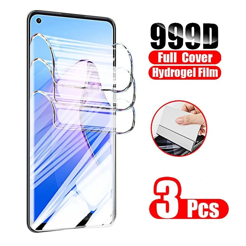 

Гидрогелевая пленка с полным покрытием для Oppo Reno 8 7 Pro 5G 4G, защитная пленка для экрана Reno 5 Pro Lite 7Z 7 8 5 6, 3 шт.