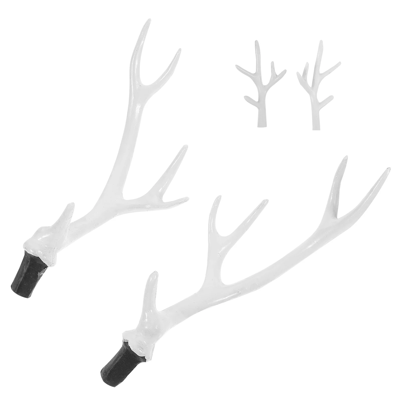 

2 Pairs DIY Simulated Antlers Practical Creative Artificial Antlers Headdress DIY Material
