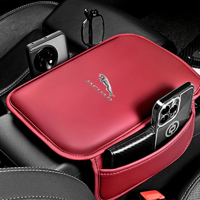 Подлокотник с логотипом автомобиля кожаный автомобильный коврик для Jaguar XF XJ XE