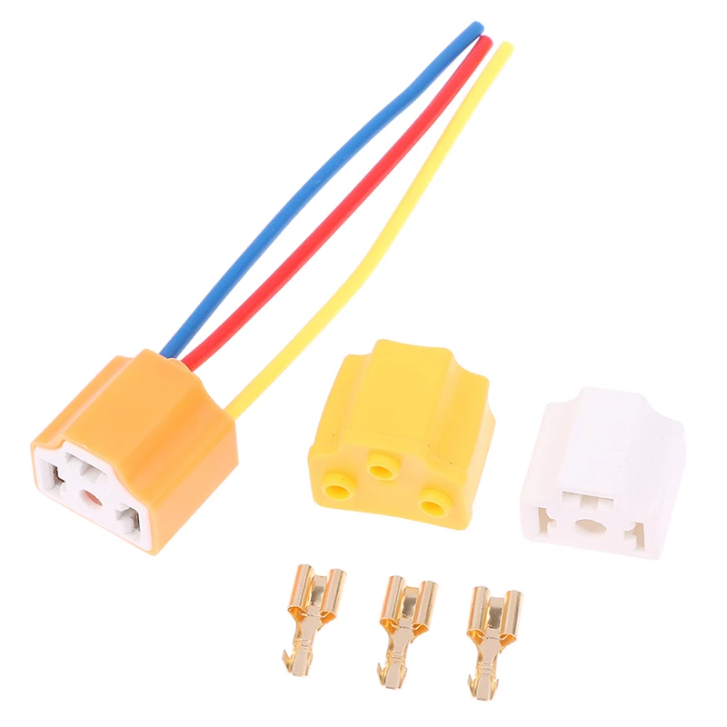 

H4 Car Truck Headlight Extension Connector Plug Lamp Wire Socket Adapter