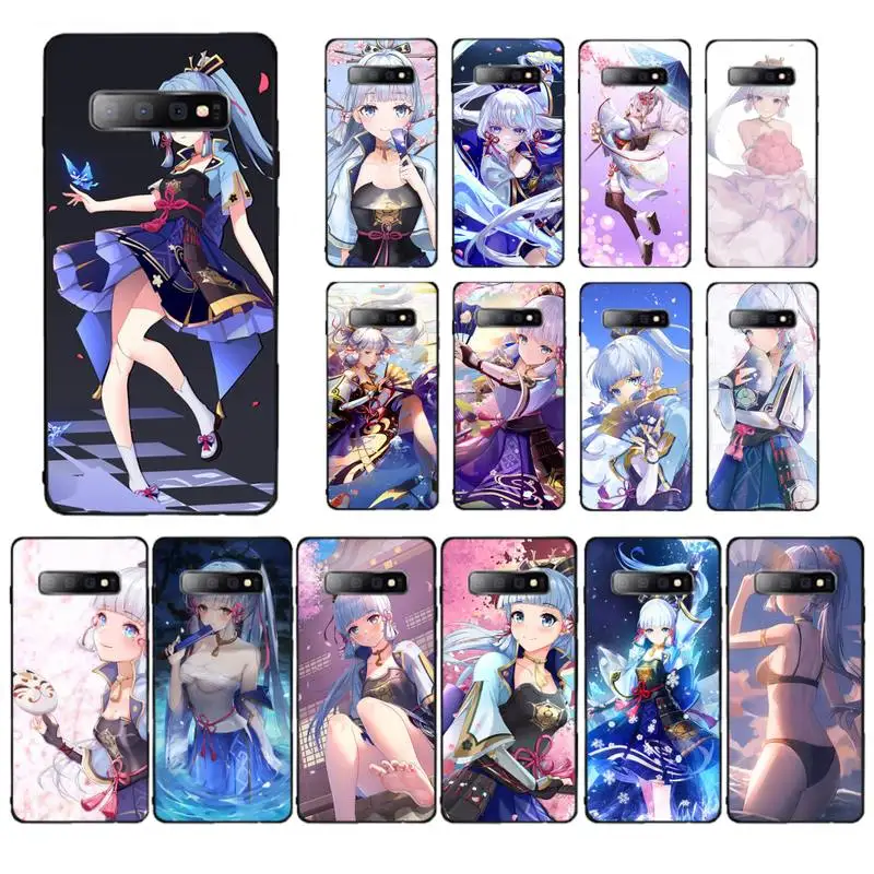 

MaiYaCa Kamisato Ayaka Genshin Impact Phone Case for Samsung S10 21 20 9 8 plus lite S20 UlTRA 7edge