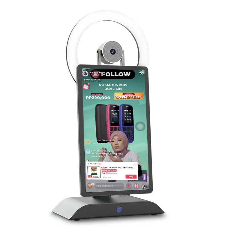 

Custom Professional Intelligent Live Streaming Equipment 15.6 Inch 10 Points Touch Desktop Live Touch Screen All-in-one Machine