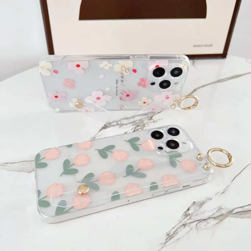 ДЛЯ Vivo Y75 Y33 Y55 T1 Y52T Y55s Y76 Y83 Y81 V11 X21s V20 V21 V25 Y02 маленький цветочный ремешок держатель