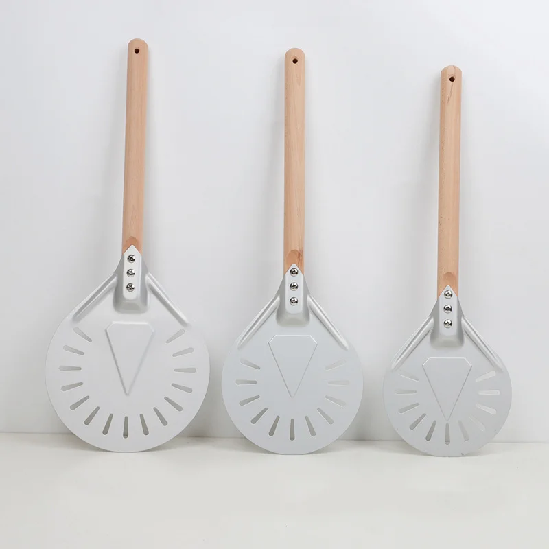 

Perforated Pizza Peel Pizza Turning Peel For Homemade Pizza Bread Bakers