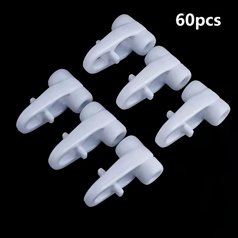 

Карнизные крючки-слайдеры для штор 60 шт.