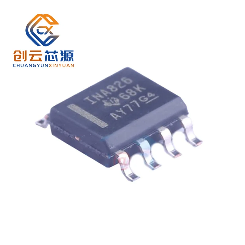 

10pcs New 100% Original INA826AIDR Integrated Circuits Operational Amplifier Single Chip Microcomputer SOIC-8