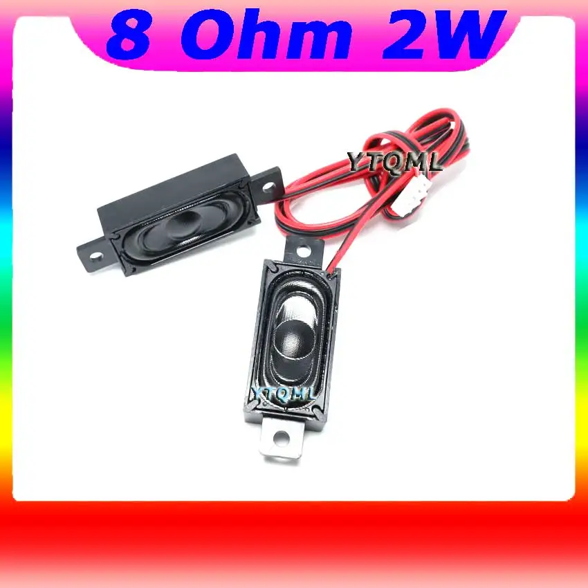

1Pair 2W 8R 1635 3718 Loud speaker 8 ohms 2Watt 8R 2W 18*53*9MM thickness 18MM LCD Monitor/TV Speaker Horn