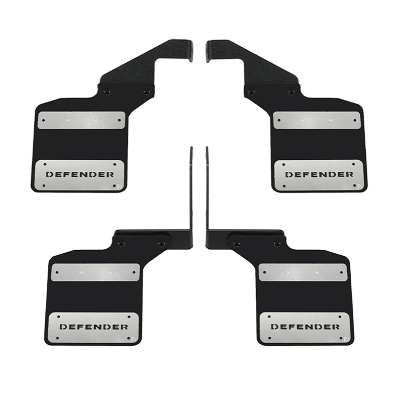 Металлические резиновые передние и задние кранцы Брызговики для Traxxas TRX4 Defender D110