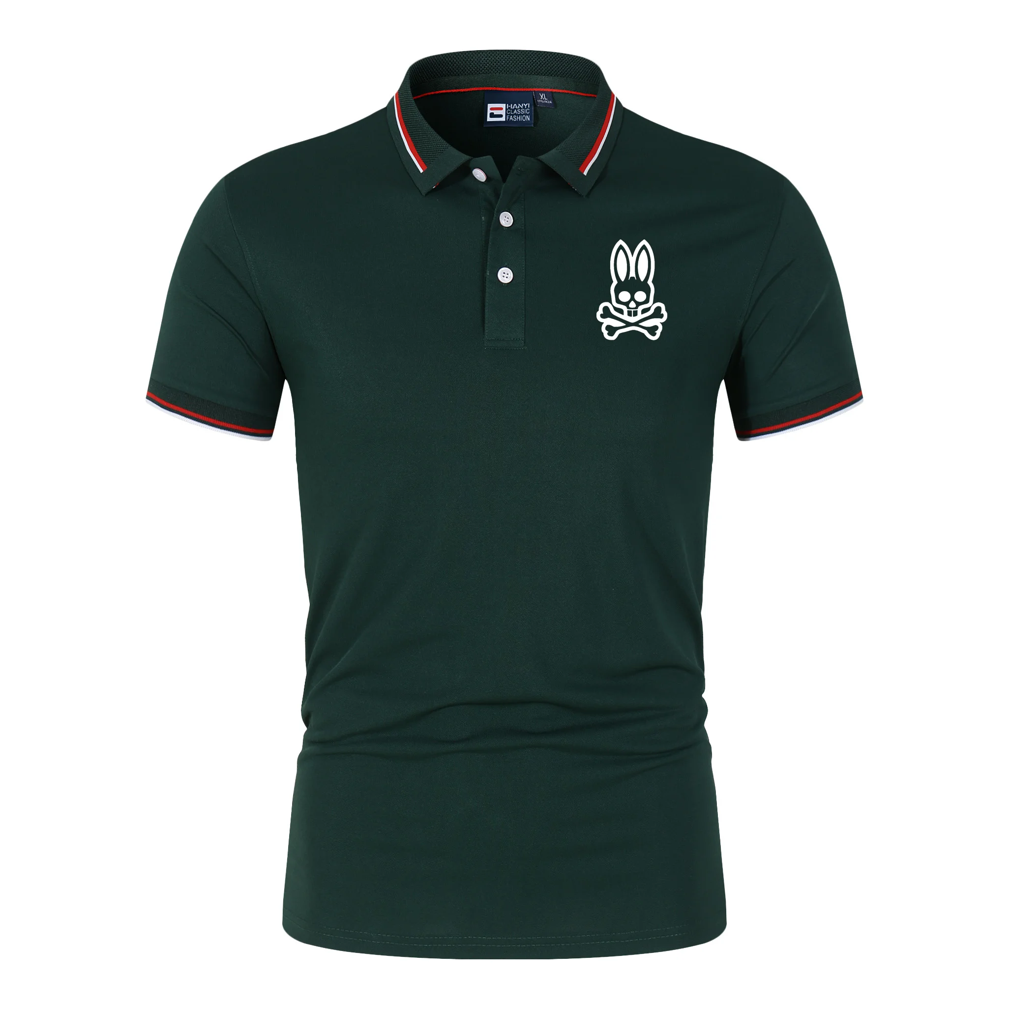 

2022 New Summer Men's Polo shirt casual stand collar comfortable breathable short sleeve fashion fitness sports shirt T-shirt