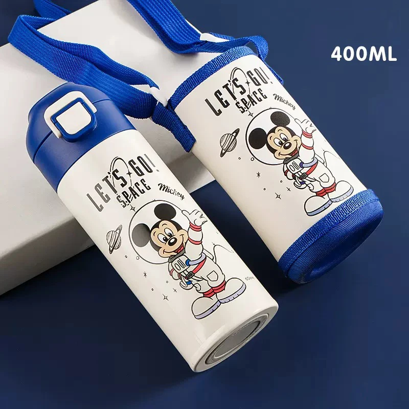 

Disney Cartoon Children's Insulation Cup Students Portable Direct Drinking Cups Mickey Mouse Kindergarten Kids Kettle Water Cup