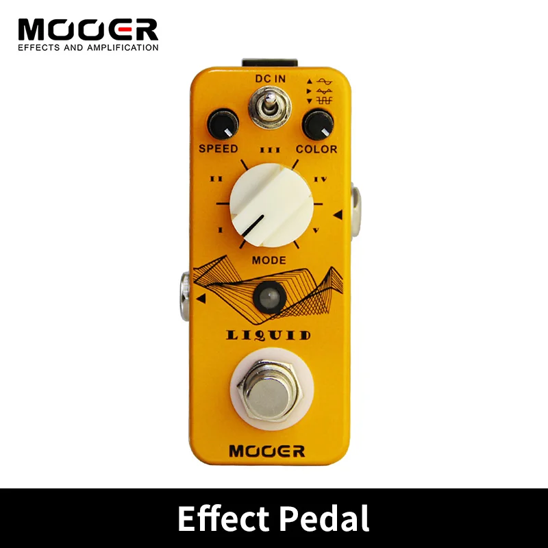 

MOOER аудио микро жидкий цифровой Phaser эффект гитары педаль с 5 различных эффектов Педаль 3 выбор волны гитары аксессуары