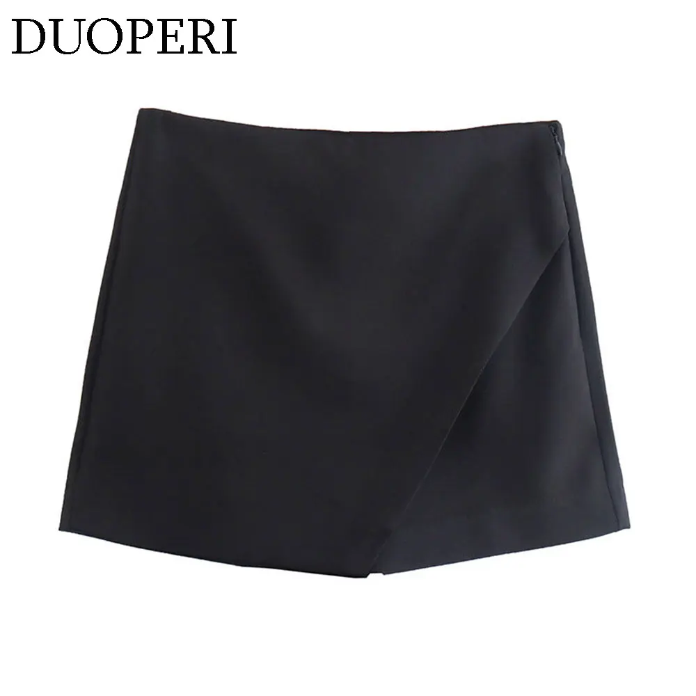 Sherouse женские асимметричные однотонные шорты в повседневном стиле с высокой