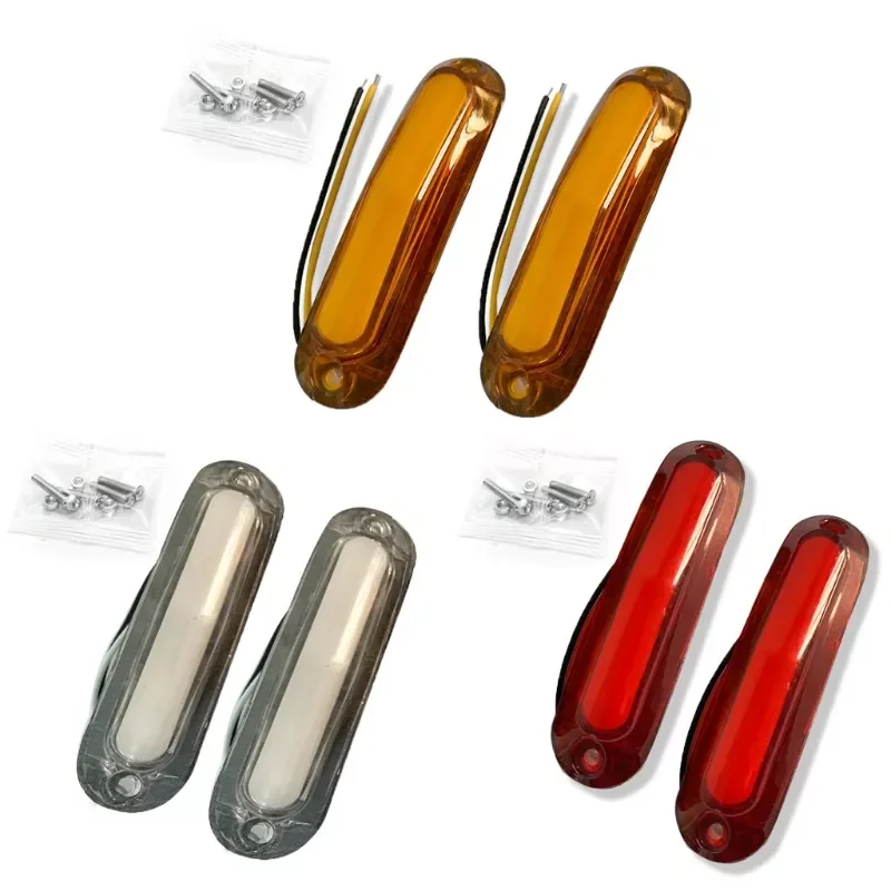 

6 LED Truck Light Car Truck Trailer LED Side Marker Light Trailer Light Rear Side Lamp Indicator Lamp For Truck Lorry 12-24