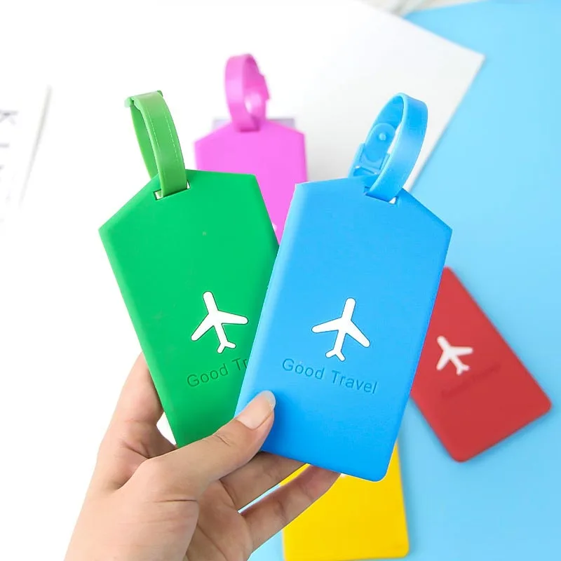 Travel Tag Pvc Suitcase Id Business Card Holder Baggage Boarding Tag Portable Label