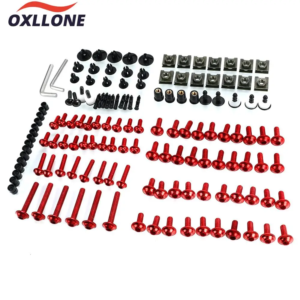 

Universal For Honda CBR 600 F4 F4i 1999 2000 2001 2002 2003 2004 2005 2006 2007 Full CNC Fairing Bolt Kits Screws Accessories