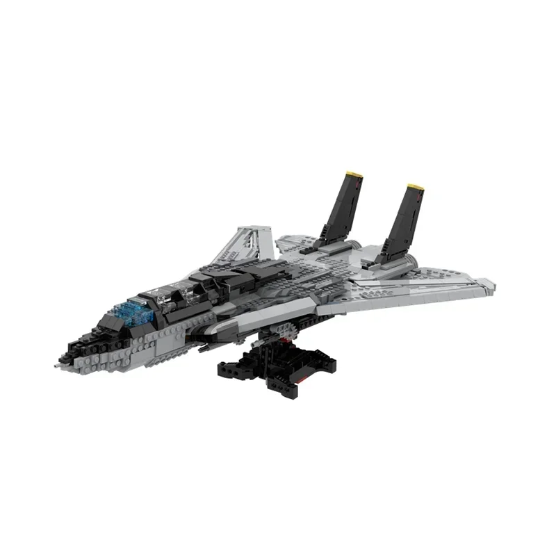 Строительные блоки Moc в стиле милитари F-14 модель TOMCAT технология самолета кирпичи