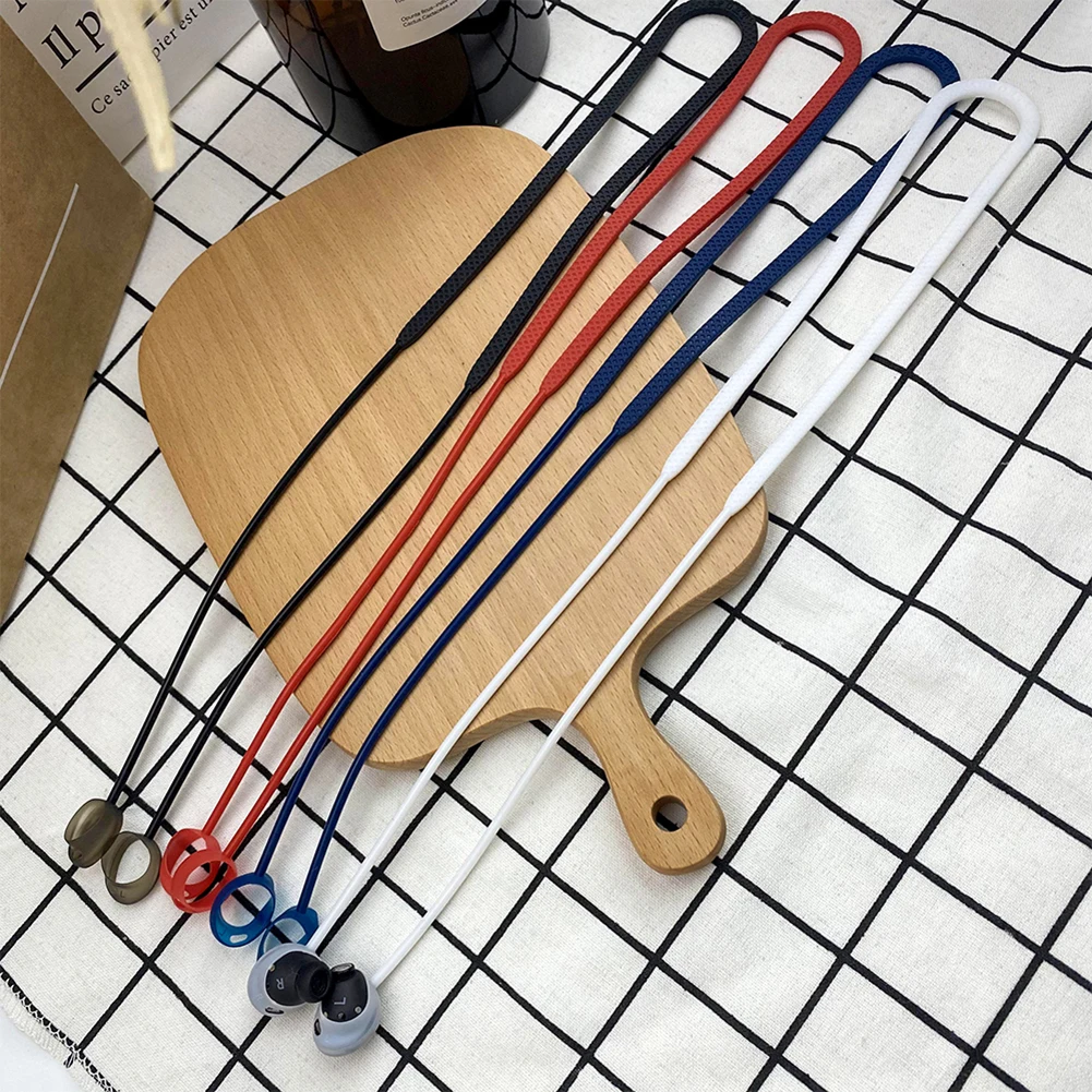 

Силиконовый ремешок для наушников с защитой от потери, шейный ремешок для SAMSUNG Galaxy Buds Pro, подвесной шейный ремешок, влагозащищенный водонепр...