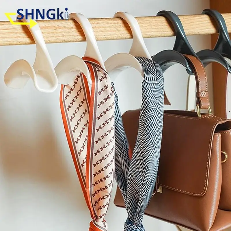 

Wardrobe Multifunctional Handbag Organizer Hanger Hook Closet Rod Hanging Storage Rack For Scarves Tie Bags Coat hanger