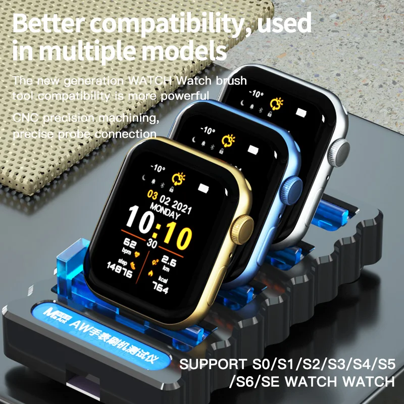 Фото MaAnt 8in1 Тестер щеток для часов S0 S1 S2 S3 SE S4 S5 S6 iWatch APPLE IBUS Тестовая подставка Инструмент для восстановления отскока сенсорного экрана №4