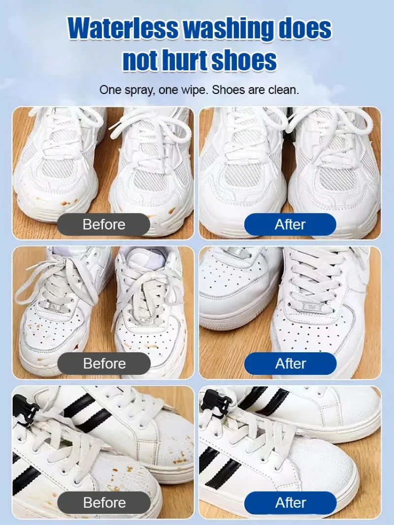 Белый гель для очистки кроссовок и осветления