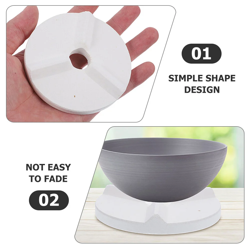 2pcs Pottery Kiln Refractory Support Mats Ceramic Pottery Kiln Mats Refractory Support Pads