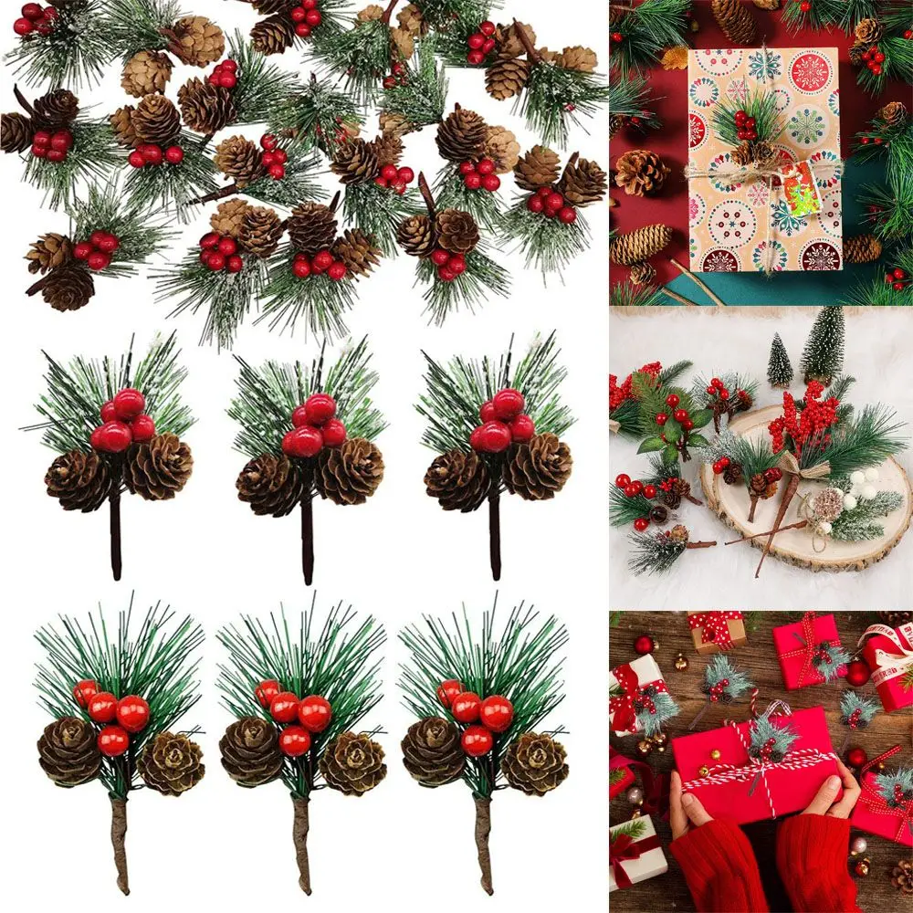 10 шт. мини-фотообои Рождественская сосна колокольчик искусственная