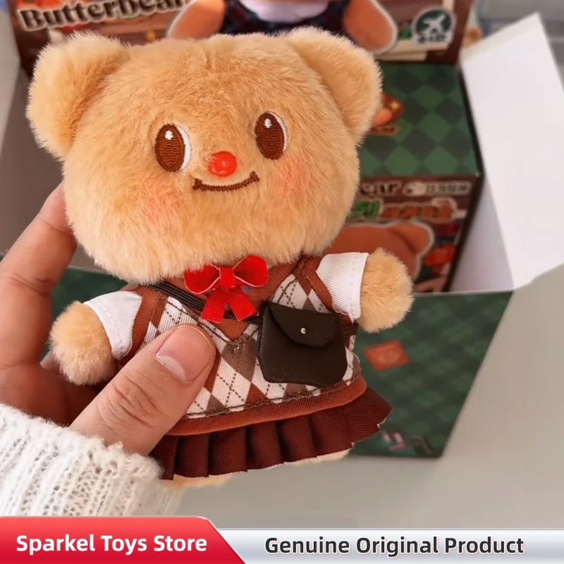 Фото Оригинальные куклы-брелоки Butter Bear из серии «Ретро-трансформация», коллекционные игрушки-сюрпризы в слепых коробках, милые подвески для сумок, подарок на день рождения №3