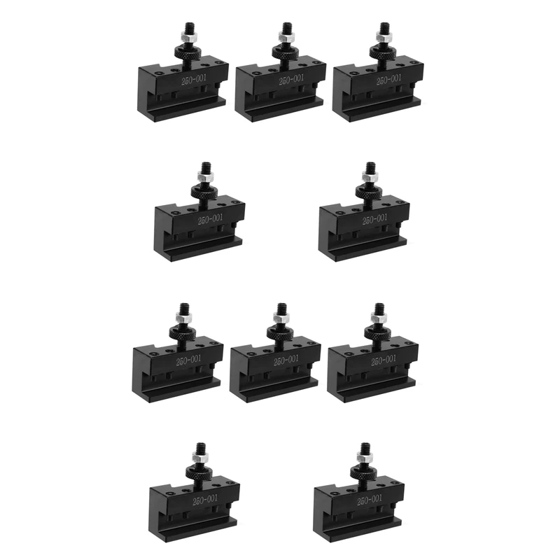 

New 10Pcs Quick Change Turning And Facing Lathe Tool Holder Bracket 250-001CNC Tool POST