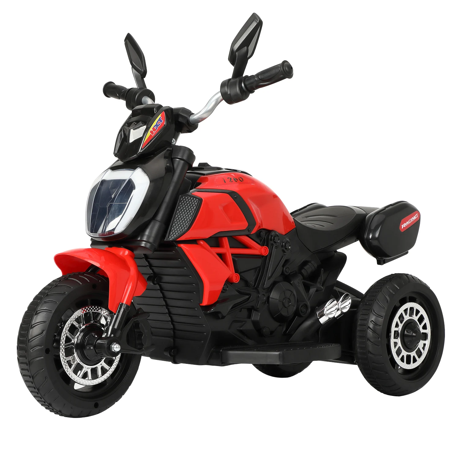 

Three-wheeled children's motorcycle - red