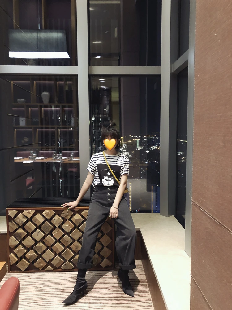 [В наличии] Misssha Soldiers с короткими рукавами весенне-летняя свободная футболка в