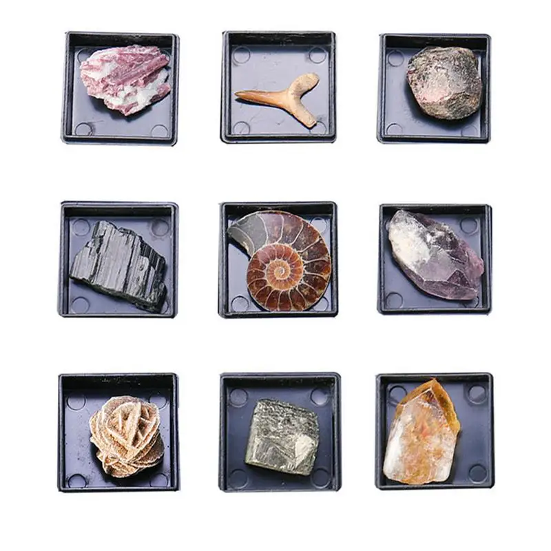 

Crystals And Stones 9pcs Raw Stones Positive Home Decor Reiki Meditation Energy Crystals Birthday Christmas Gift For Family And