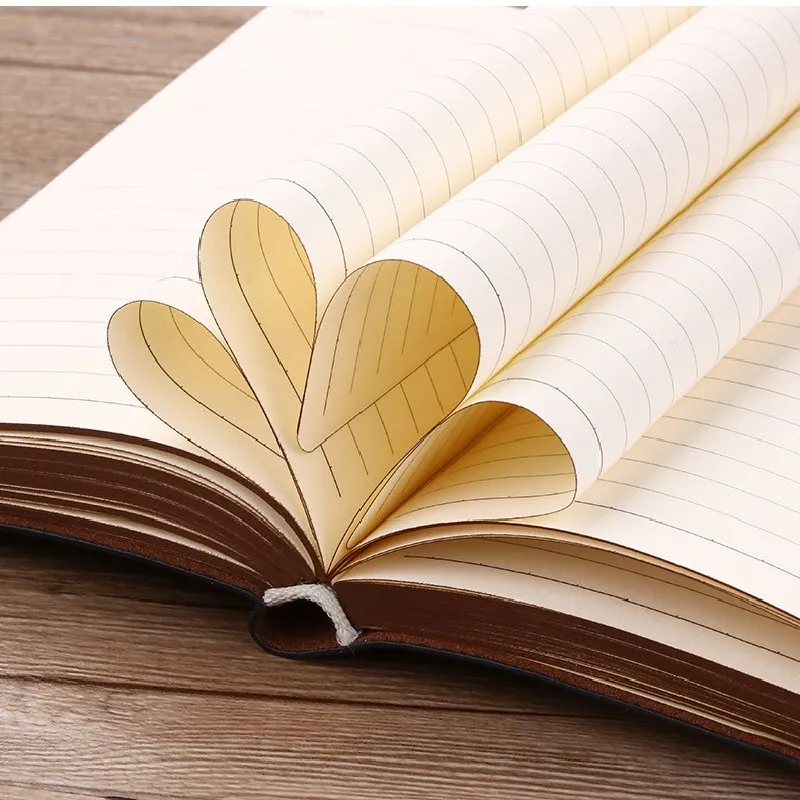 Мини-карманный Блокнот A6 В Стиле Ретро Искусственная Кожа Технология Штампов