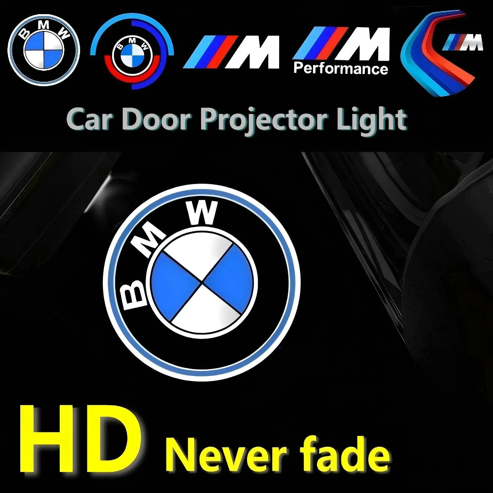 2 шт. HD для BMW серии F45 F46 M 2014 2015 2016 2017 2018 автомобильная дверь светодиодный проектор