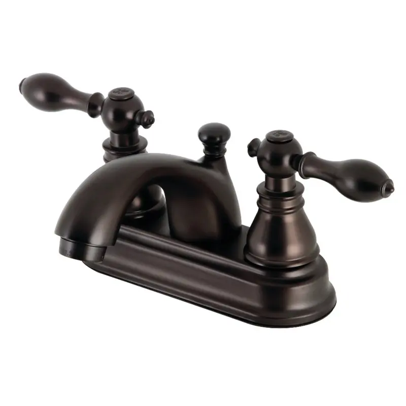 

KB2605ACL American Classic 4" Centerset Bathroom Faucet, Oil Rubbed Bronze Mixer Tap Hot and Cold Water