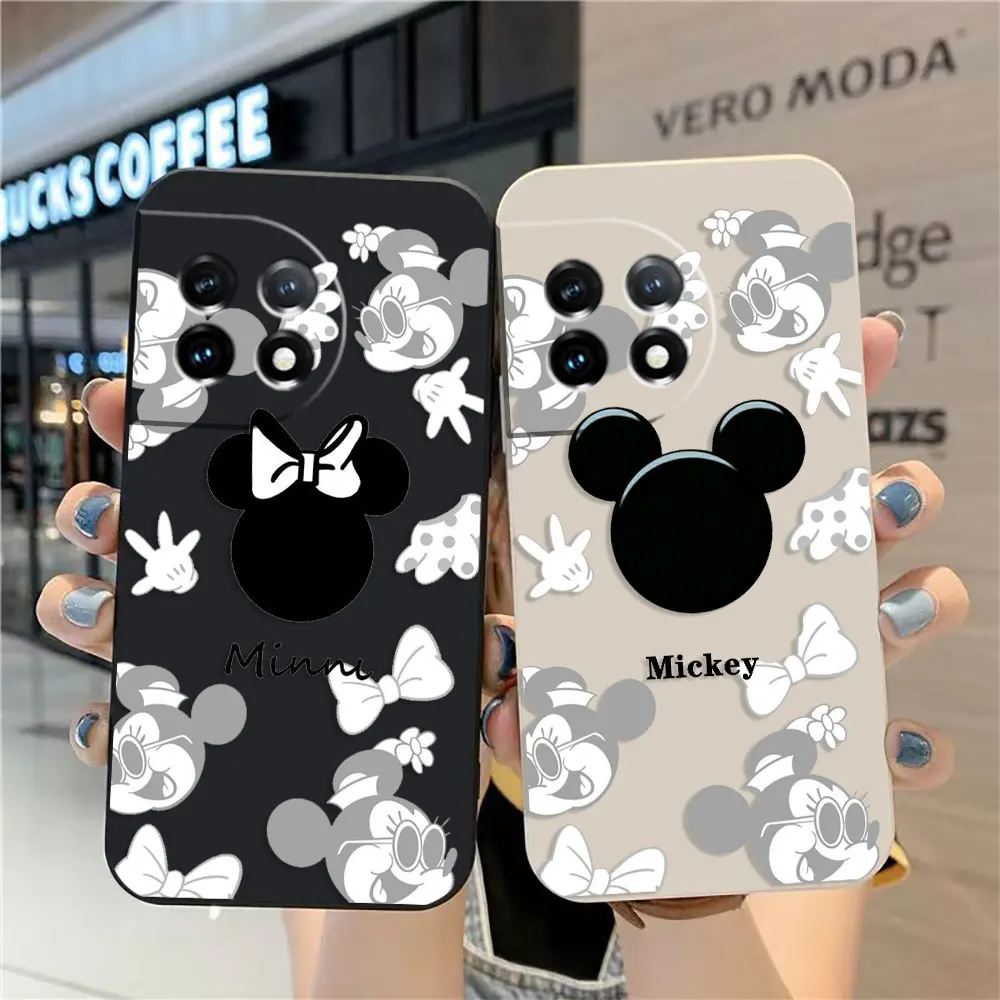 

Case For Oneplus 11 10 9 9R 9RT 8 8T 7 7T ACE 2V NORD CE 2 Lite Pro Case Cover Funda Cqoue Shell Capa Anime Mickey Minnie Mouse
