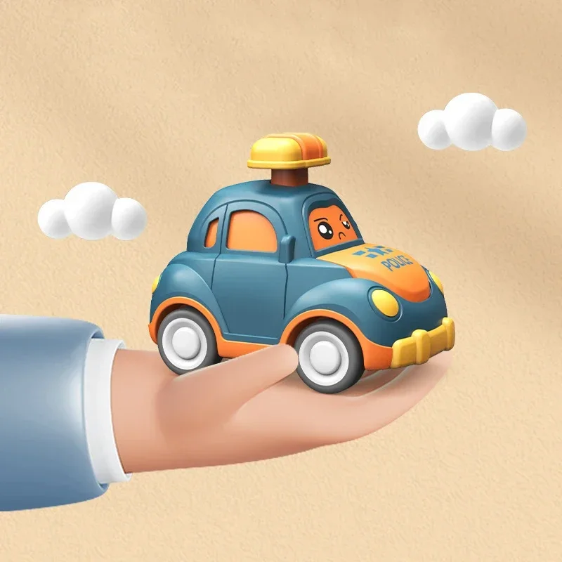 Детская игрушка Мультяшные автомобили милые тянущиеся мини-автомобили пресс