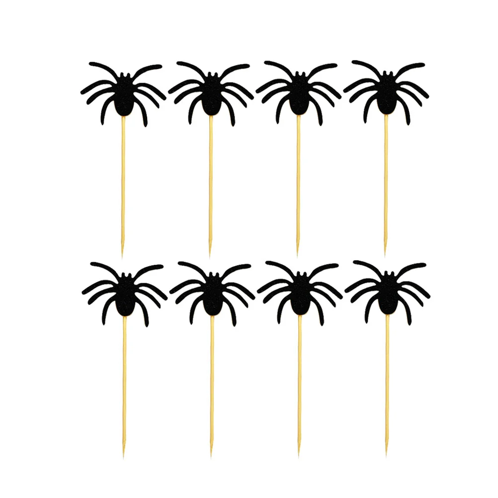 10 шт. фруктовые торты выбор для Хэллоуина вставка десерта на Хэллоуин черный