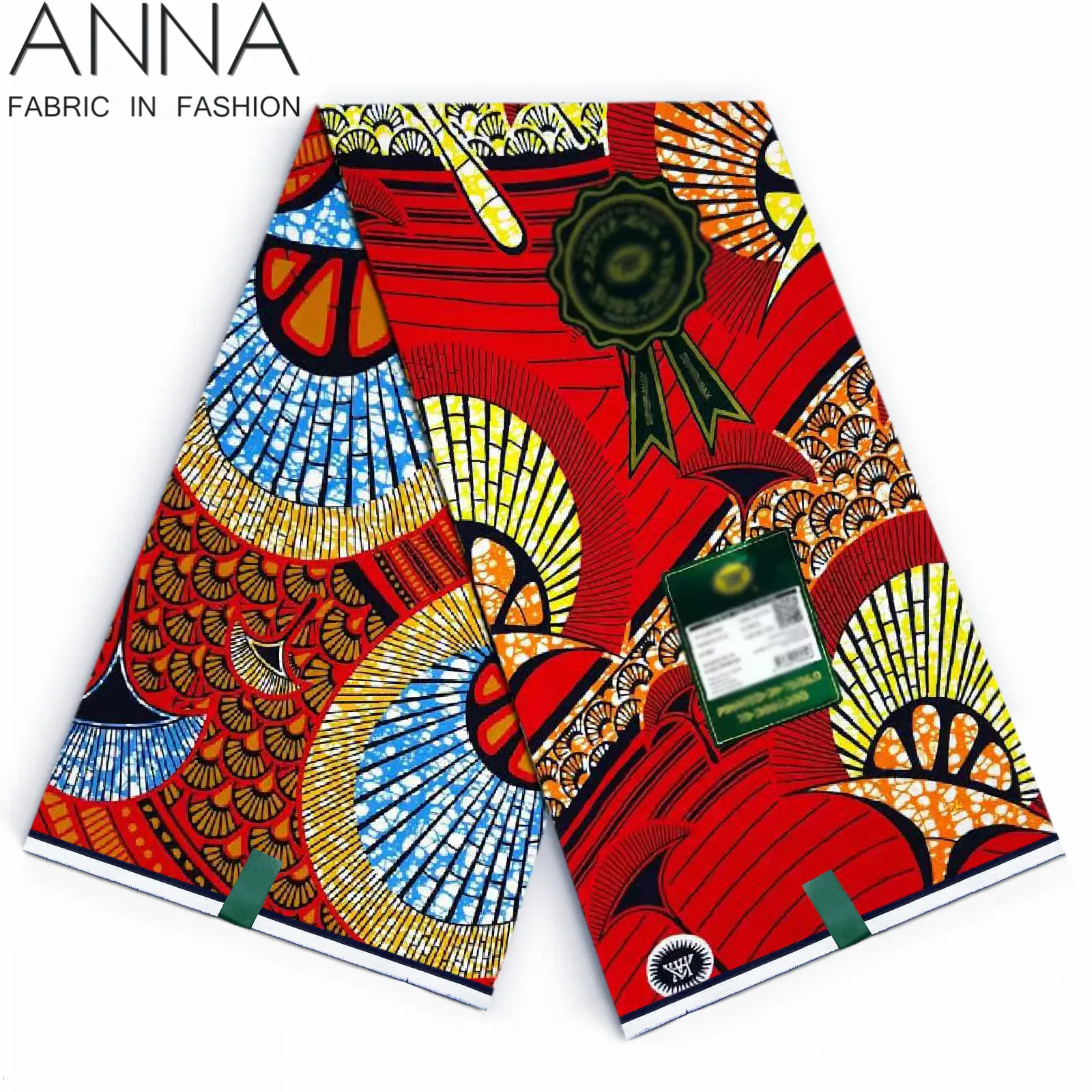 Восковая ткань Анкара хлопок 6 ярдов