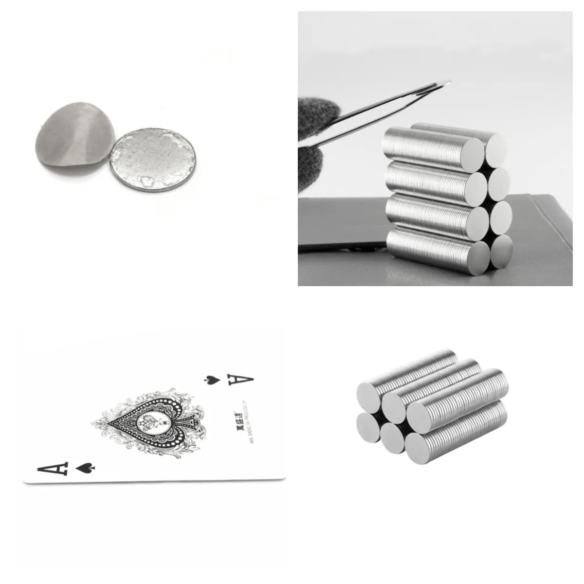 

10 шт. магнит 10*0,5 мм аксессуары крупным планом фокусы реквизит Подвески иллюзии Волшебная карта магия 3 м с клеем