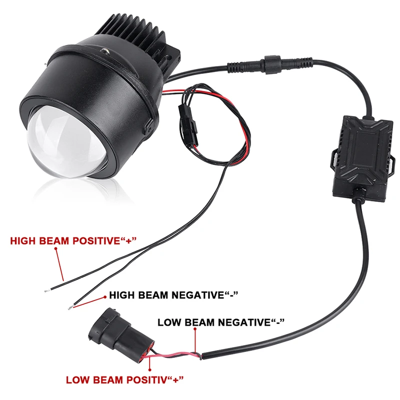 Универсальные Противотуманные фары 3 0 Bi-led линзы проектора 90 Вт 6000 лм