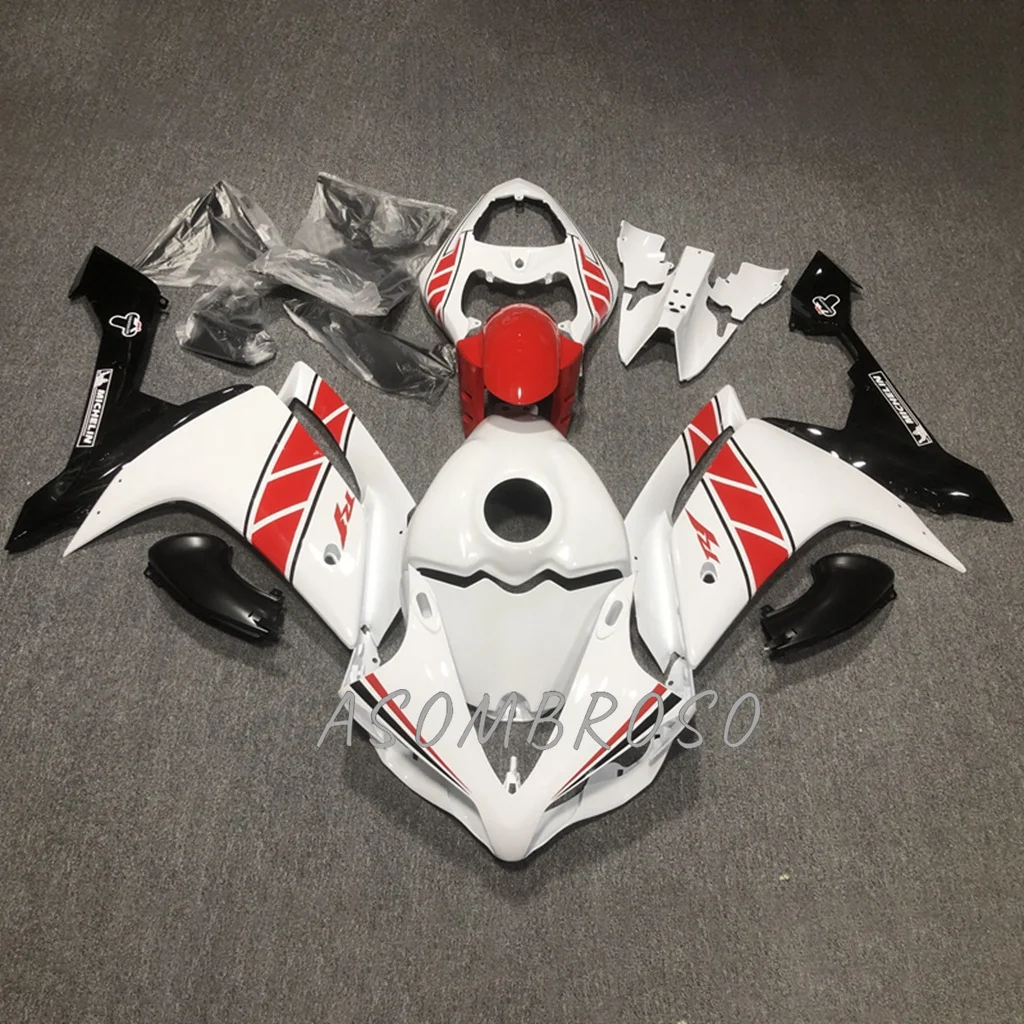 Для YAMAHA YZFR1 2007 2008 YZF1000 YZF R1 07 08 комплект обтекателя с красным и белым корпусом