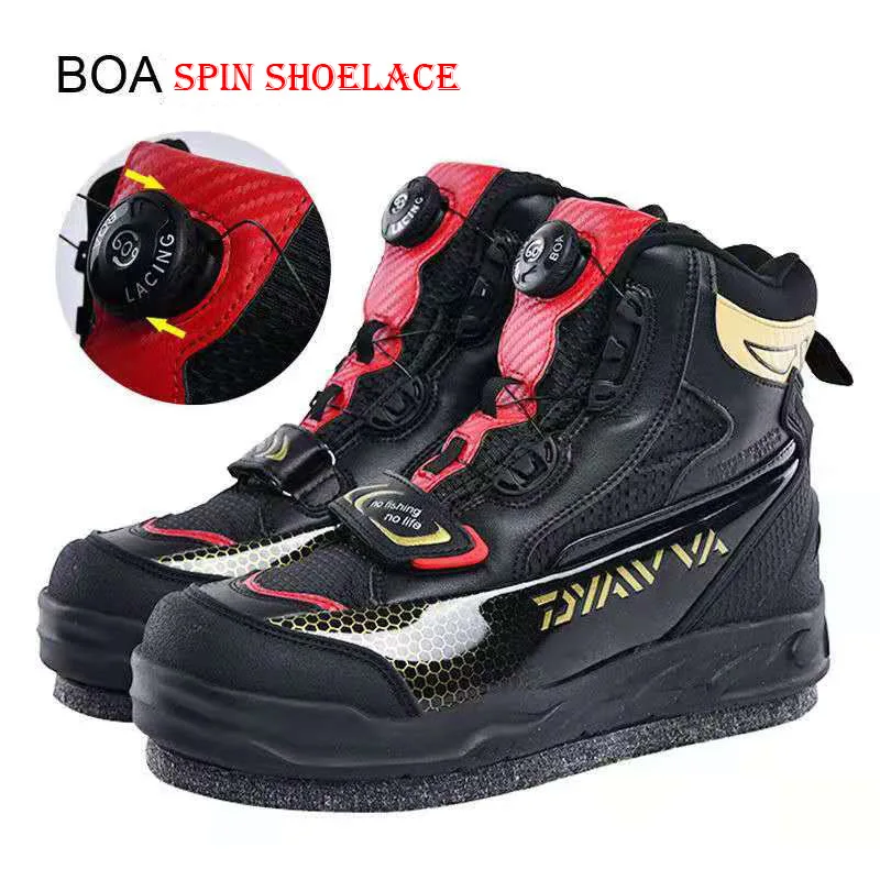 

2022 New Daiwa Fishing Waders Outdoor Fishing Rubber Boots For Men Breathable Fly Fishing Shoes Anti-slip Waterproof Boots